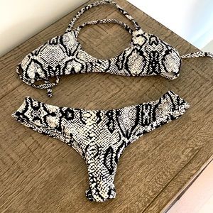 Snakeskin two piece